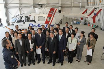 地方議員の地道な取り組みが実り、ドクターヘリの配備が進んでいる＝2016年10月20日　仙台市