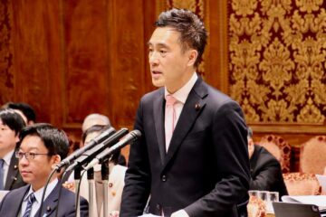 参議院の予算委員会で質問に立ちました