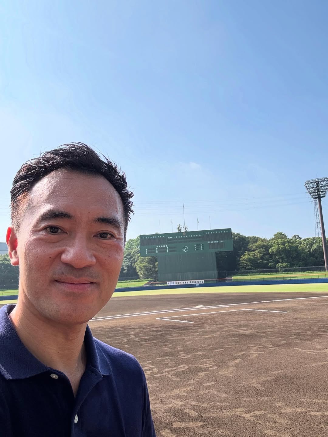 地元埼玉の少年野球大会で挨拶
