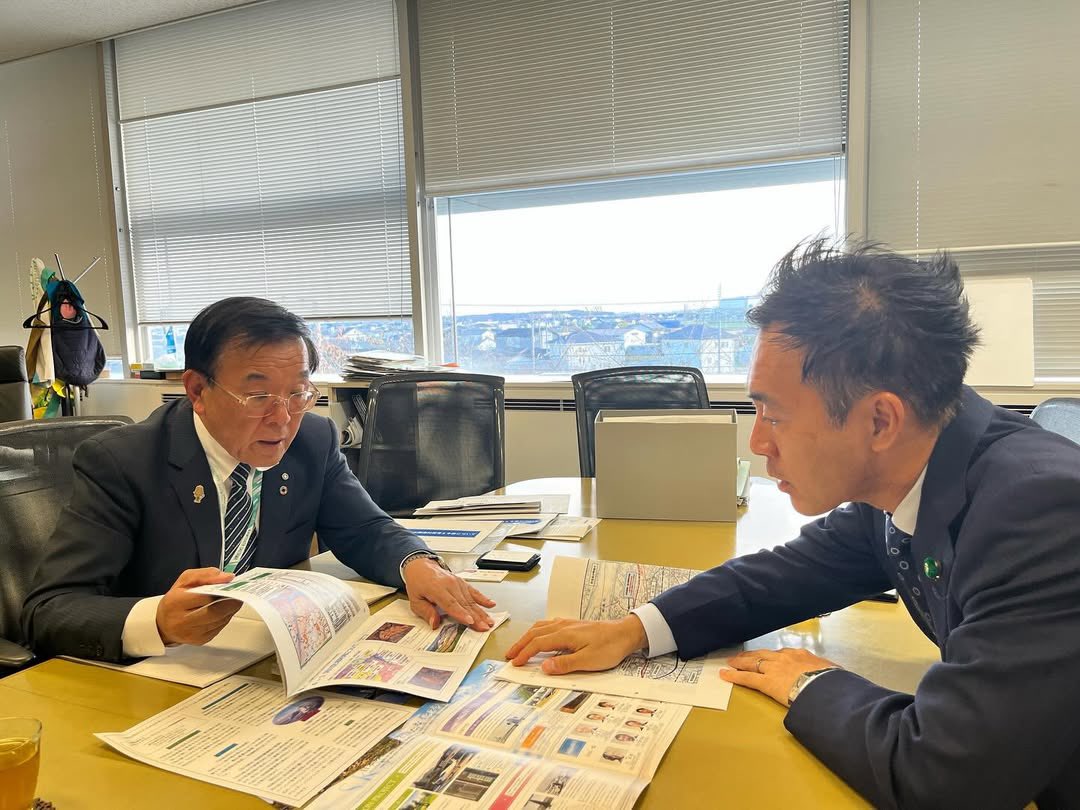 上里町の山下町長と