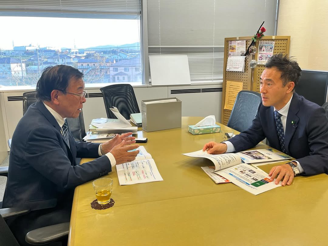 上里町の山下町長と