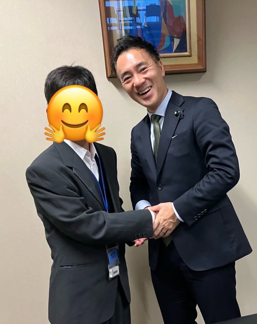 親友ご夫妻の息子さんから、職業についてインタビュー