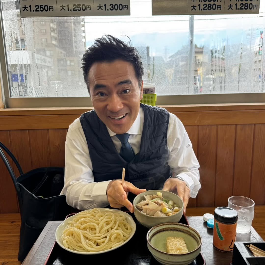 西大宮の藤店うどんさん 大好きな肉汁うどん、ガッツリいただきました‼️