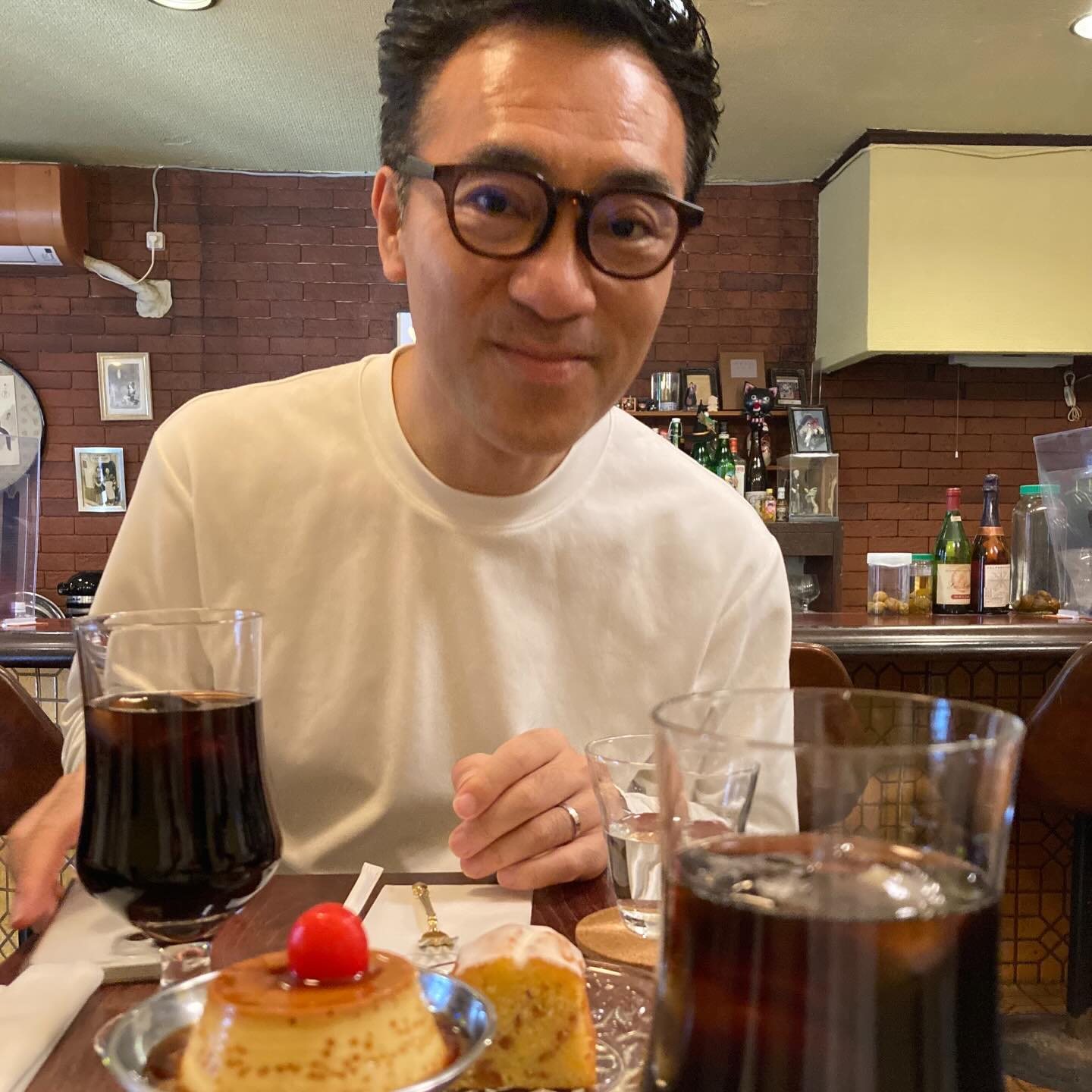 偶然見つけた喫茶店、絶品プリン🍮アイスコーヒー